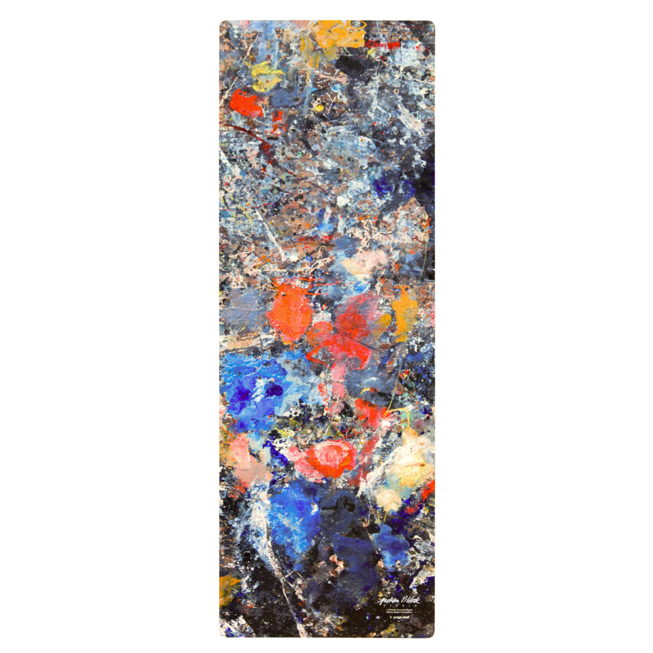 Jackson Pollock Studio Floor Mat x Yoga Zeal