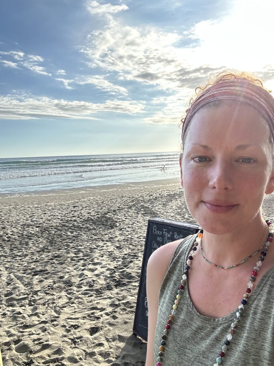 Author at yoga retreat in costa rica